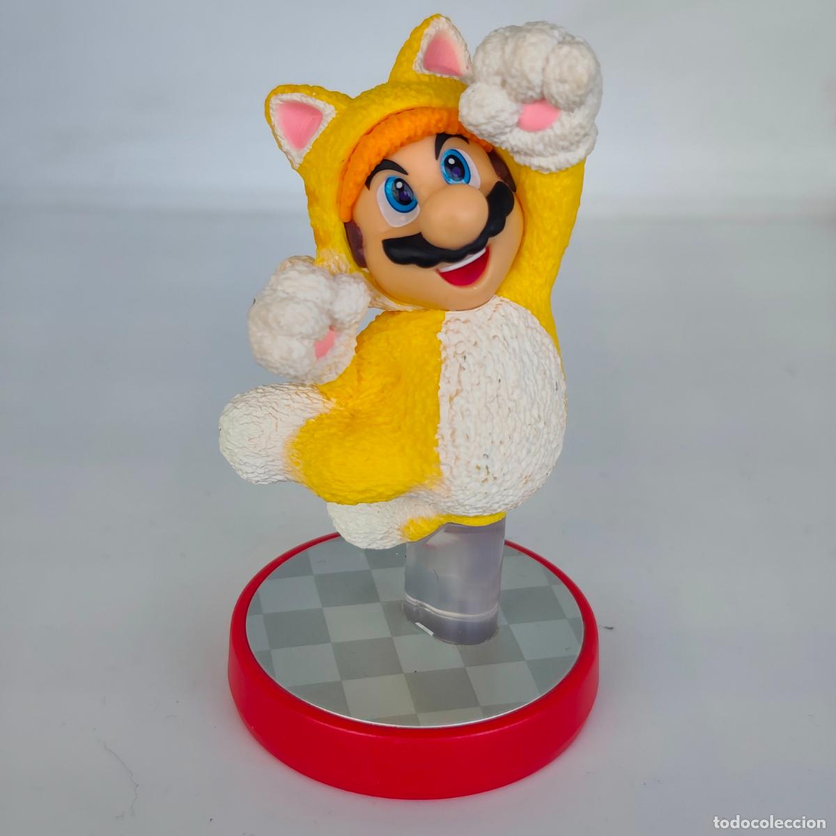Videojuegos y consolas: Super Mario Collection Cat Mario felino Nintendo Amiibo Loose