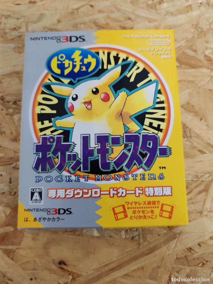 Videojuegos y consolas: Pocket Monsters Pikachu (Pok&eacute;mon Yellow) - Download Card Special Edition Nintendo 3DS Jap&oacute;n