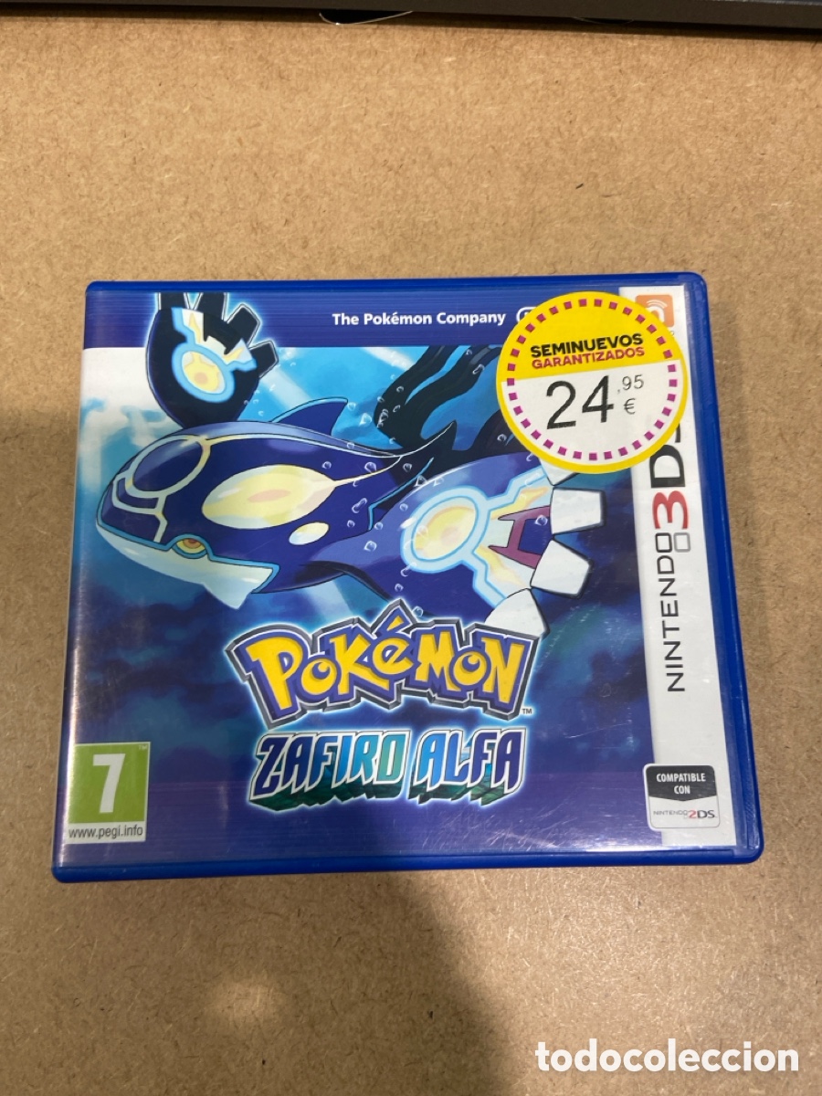 Videojogos e Consolas: Nintendo 3Ds. Juego. Pokemon zafiro alfa. Solo caja
