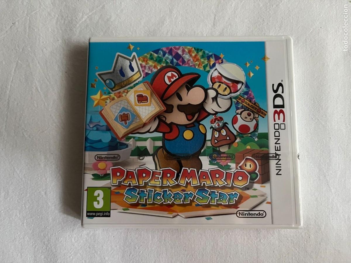 Videojuegos y consolas: PAPER MARIO STICKER STAR SUPER NINTENDO 3DS N3DS NUEVO SELLADO KREATEN