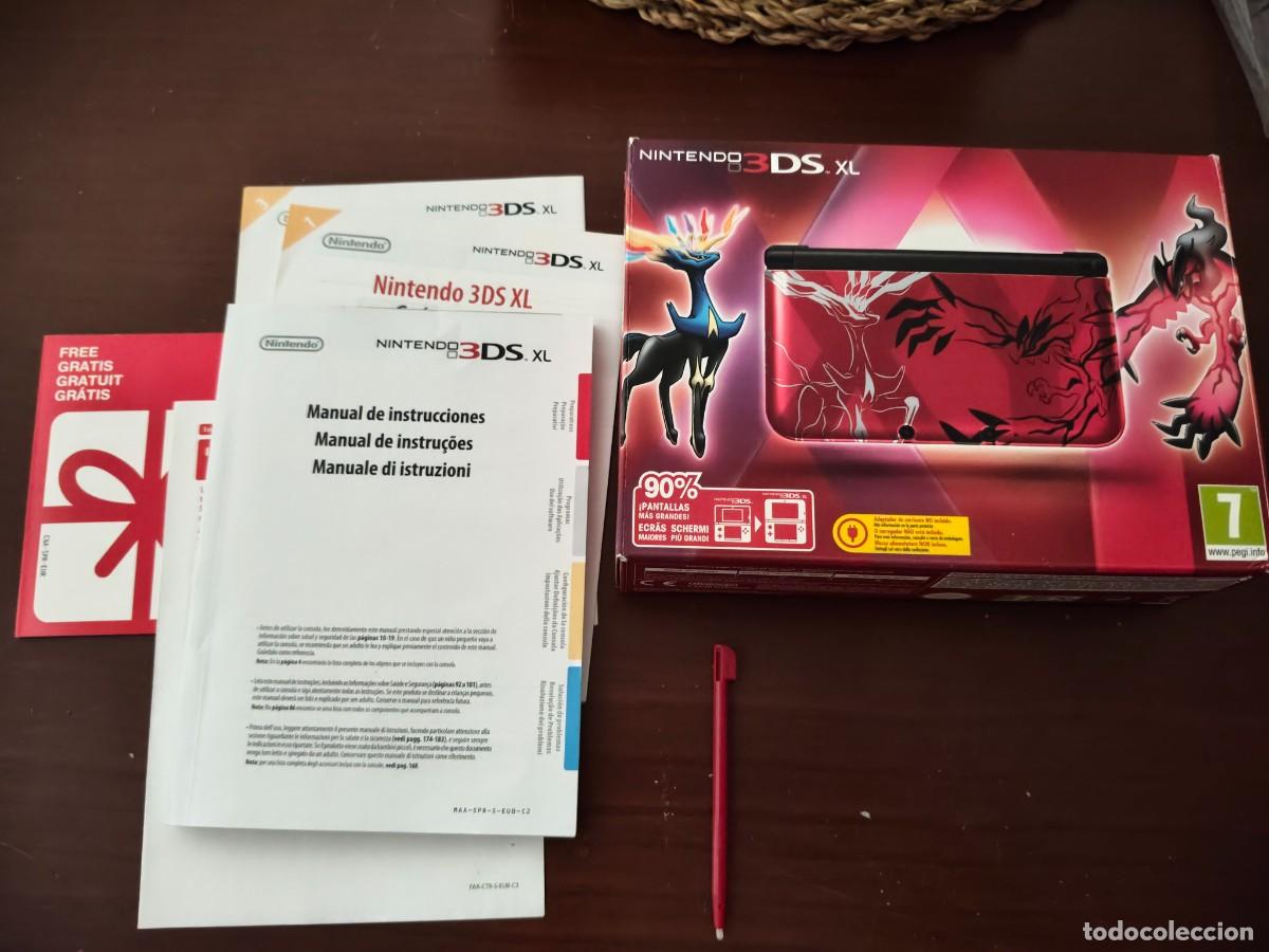 Videojuegos y consolas: Caja y manuales completos Nintendo DS xl