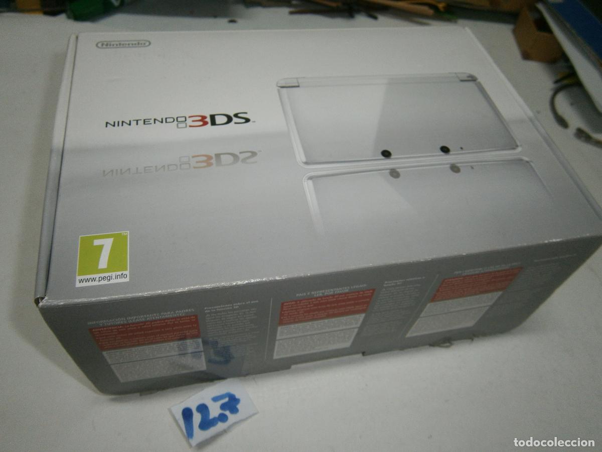 Videojuegos y consolas: CAJA ORIGINAL CONSOLA NINTENDO 3DS BLANCA