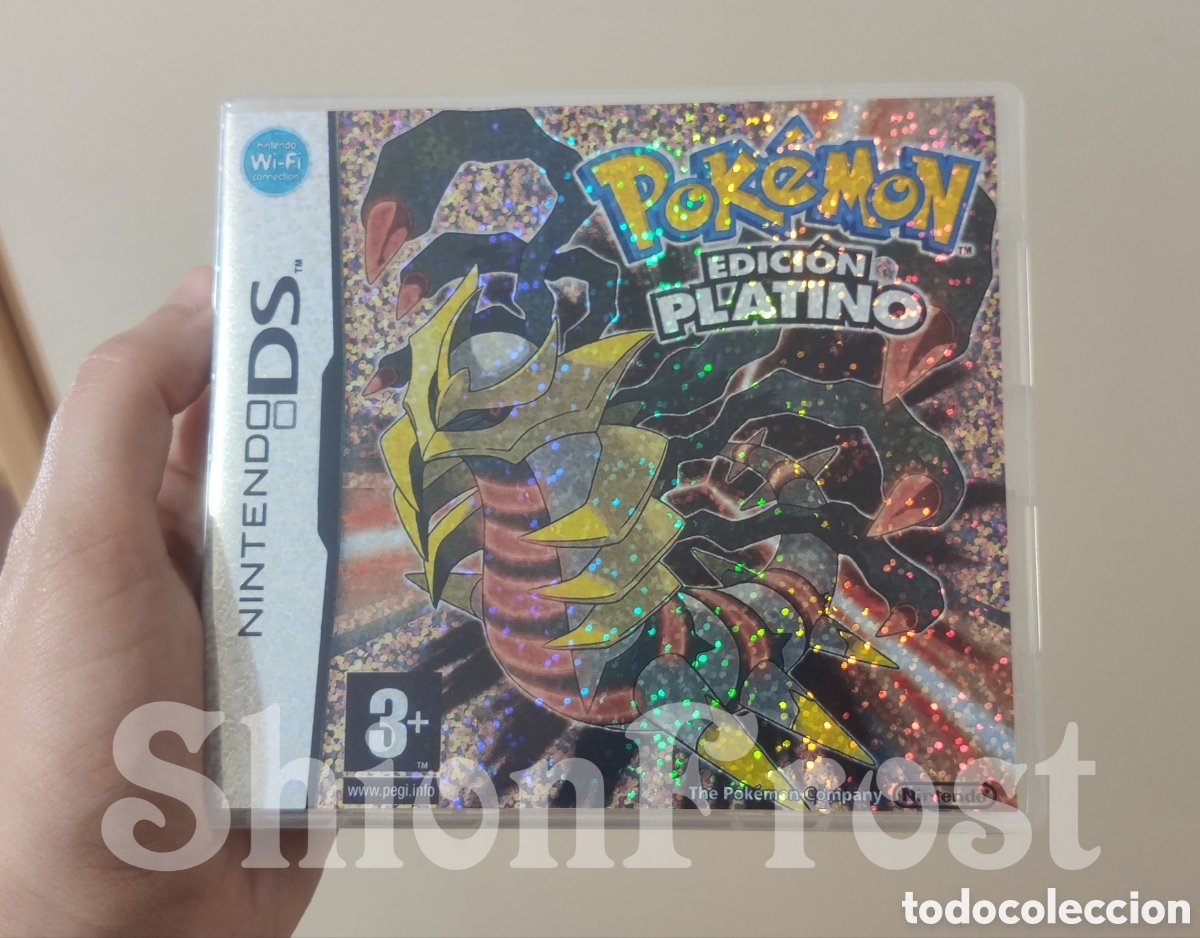 Videojuegos y consolas: Caja PURPURINA Pok&eacute;mon Edici&oacute;n Platino - Repro - Nintendo DS
