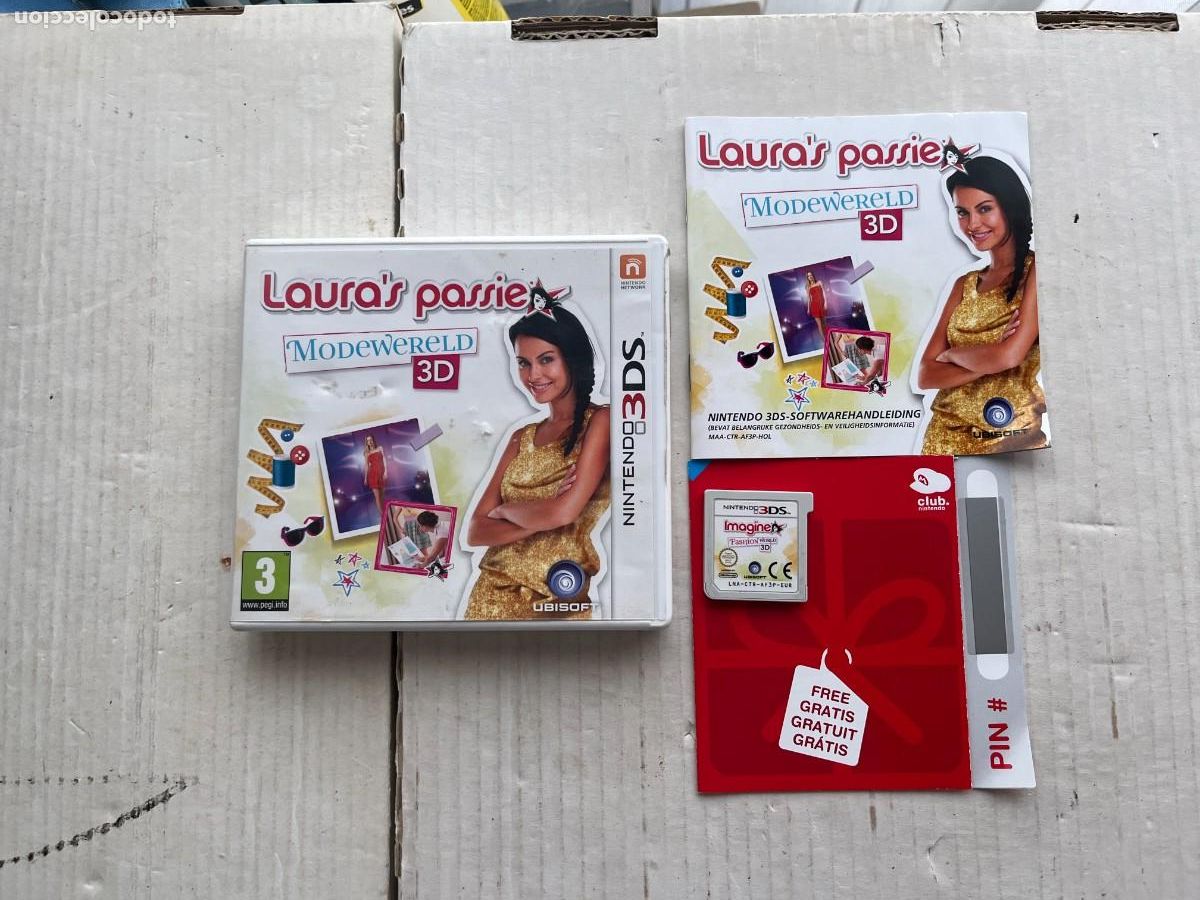Videojogos e Consolas: LAURA PASSIE MODEWERELD 3D IMAGINE FASHION WORLD - NINTENDO 3DS N3DS KREATEN