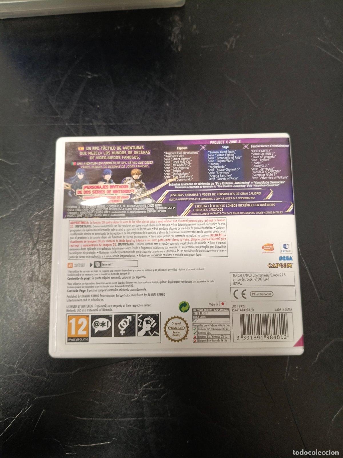 Videojuegos y consolas: Project X Zone 2 | Nintendo 3DS | PAL ESP | Con caja - Foto 2