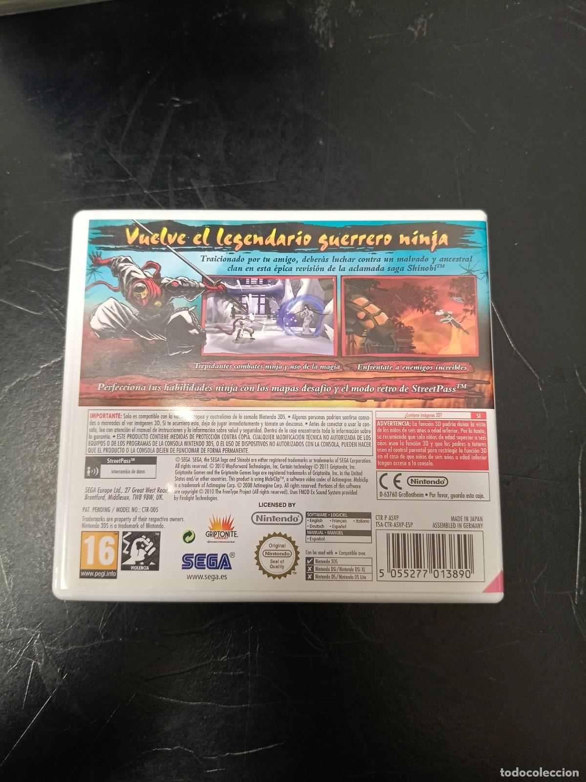 Videojuegos y consolas: Shinobi | Nintendo 3DS | PAL ESP - Foto 2