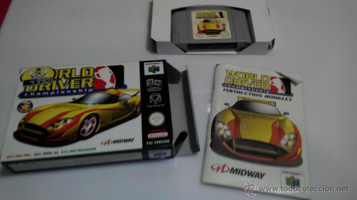 Videojuegos y consolas: juego para la nintendo 64 world driver - Foto 1
