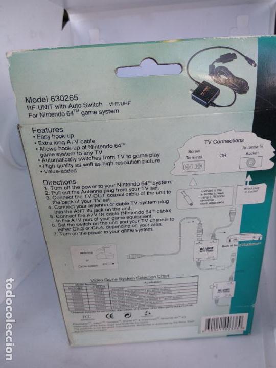 Videojuegos y consolas: RF UNIT COMPATIBLE NINTENDO 64 nuevo estrenar - Foto 2