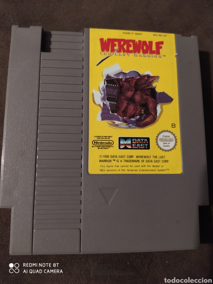 Videojuegos y consolas: WEREWOLF. NINTENDO. JUEGO 1990. - Foto 1