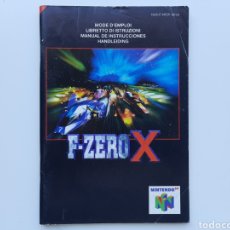 Videojuegos y Consolas: MANUAL F-ZERO X NINTENDO 64. Lote 266264938