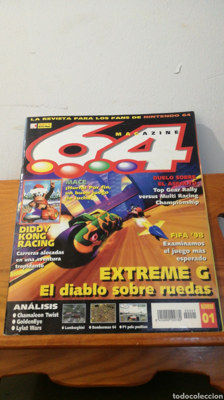 MAGAZINE 64 ~ LA REVISTA PARA LOS FANS DE NINTENDO 64 ~ MC N°1 - 31 ENERO 1998 (Juguetes - Videojuegos y Consolas - Nintendo - Nintendo 64)