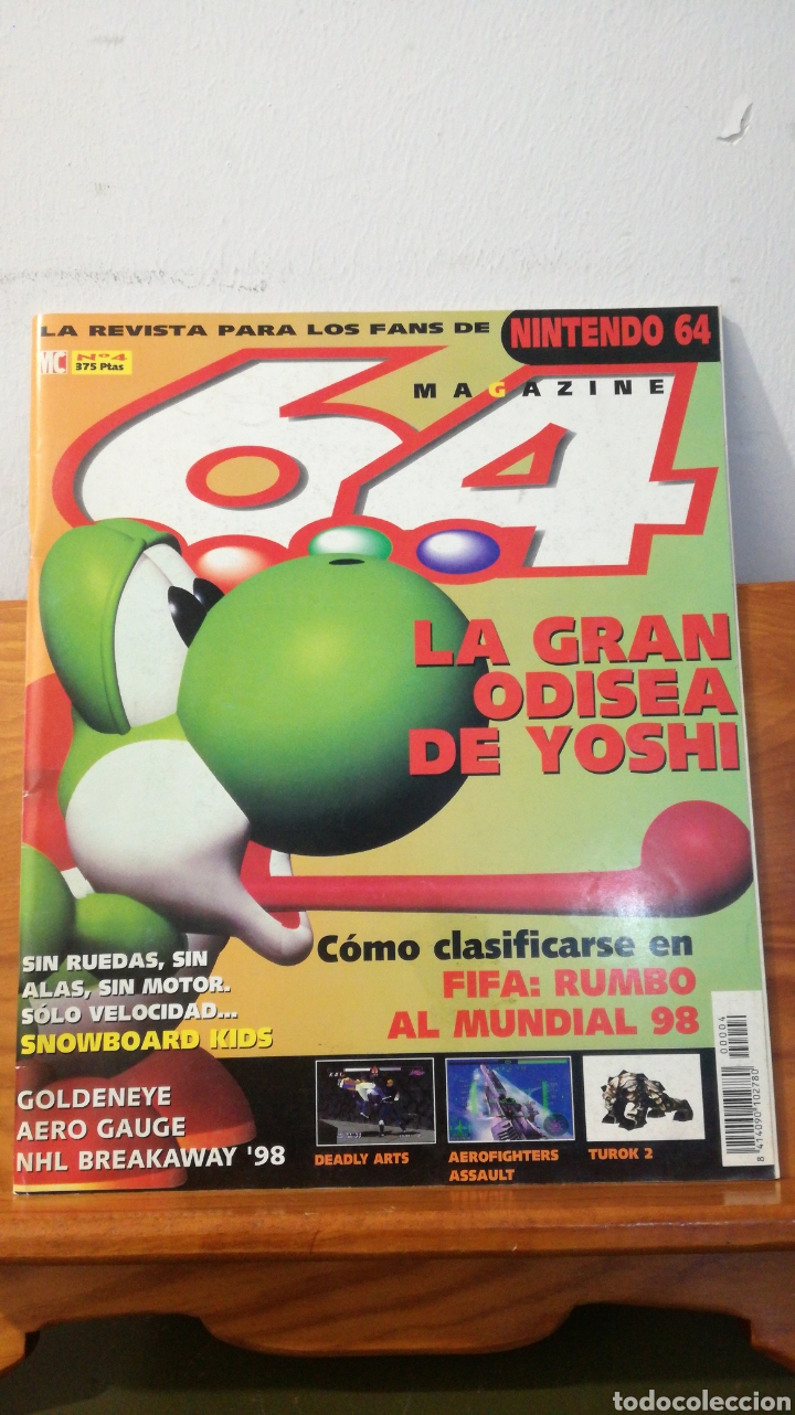 MAGAZINE 64 ~ LA REVISTA PARA LOS FANS DE NINTENDO64 ~ MC N°4 - 30 ABRIL 1998 (Juguetes - Videojuegos y Consolas - Nintendo - Nintendo 64)