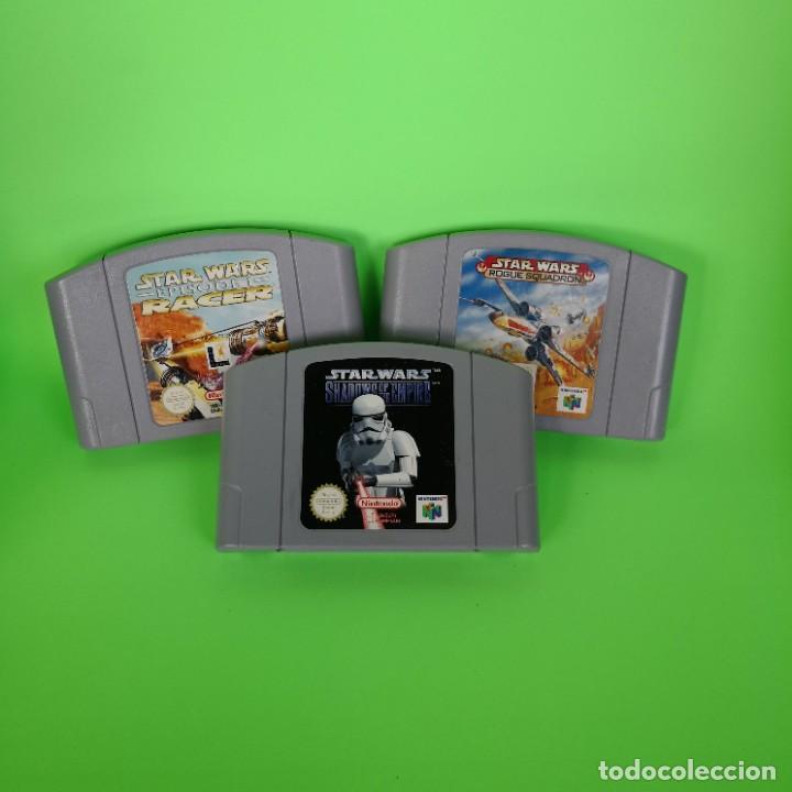 Videojuegos y consolas: PACK STAR WARS NINTENDO 64 - Foto 1