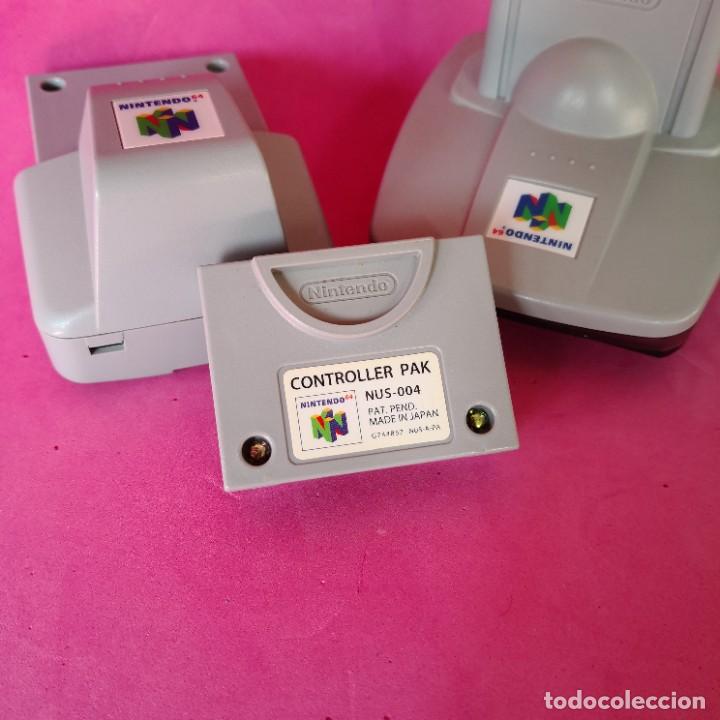 Videojuegos y consolas: Controller Pak + Transfer Pak + Rumble Pak - Foto 2