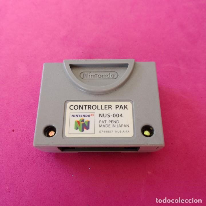 Videojuegos y consolas: CONTROLLER PAK Original Nintendo 64 - Foto 1