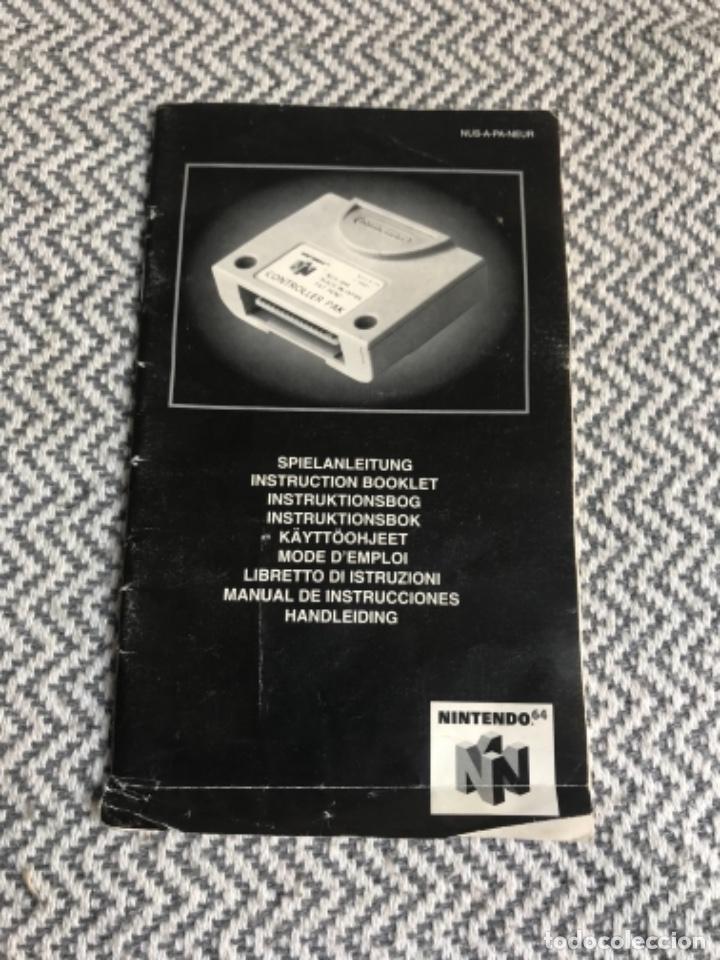 Videojuegos y consolas: Ik9. MANUAL N 64 CONTROLLER PACK. NINTENDO - Foto 1