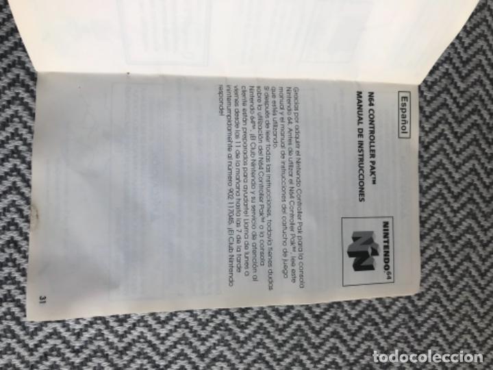 Videojuegos y consolas: Ik9. MANUAL N 64 CONTROLLER PACK. NINTENDO - Foto 2