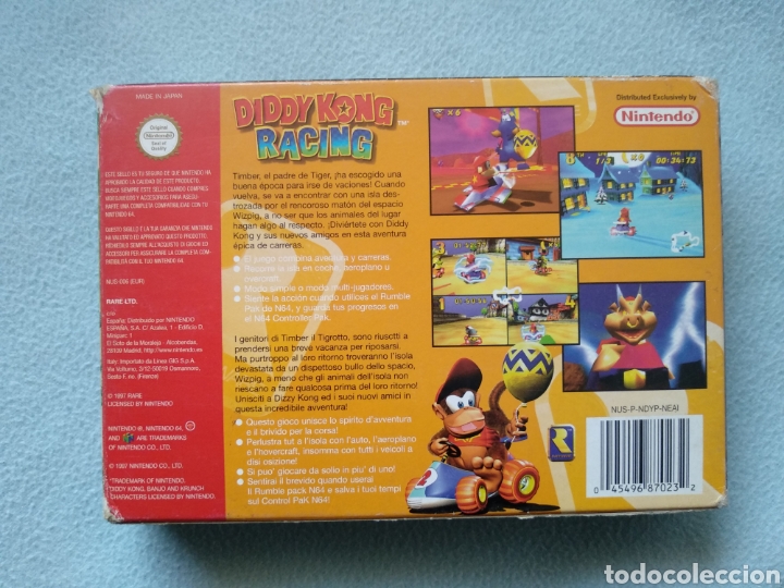 Videojuegos y consolas: DIDDY KONG RACING NINTENDO 64 - Foto 2