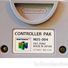 Videojuegos y Consolas: CONTROLADOR OFICIAL - N64 MEMORIA PAK CONSOLA NINTENDO 64 PACK (NUS-004)