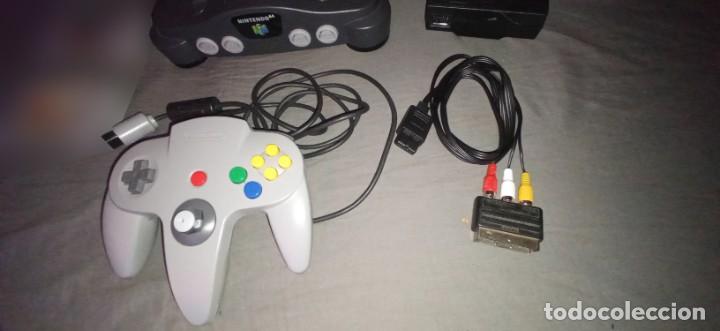 Videojuegos y consolas: Nintendo 64 + 1 MANDO + CABLES - Foto 4