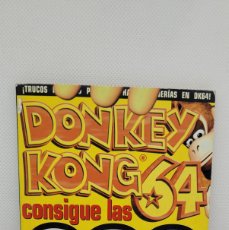 Videojuegos y Consolas: GUIA NINTENDO DONKEY KONG COUNTRY 64. GAMES WORLD. CONSIGUE LAS 200 BANANAS.. Lote 368443511