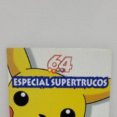 Videojuegos y Consolas: GUIA ESPECIAL SUPER TRUCOS POKEMON AZUL Y ROJO. MAGAZINE 64. GAME BOY. Lote 368444061