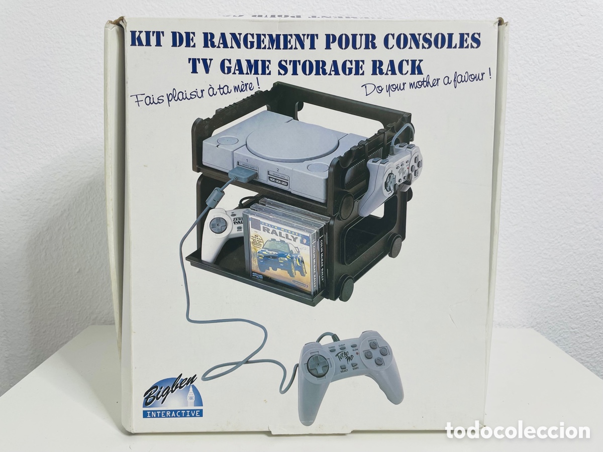 Videojuegos y consolas: Storage Rack Nintendo 64 PlayStation - Foto 3