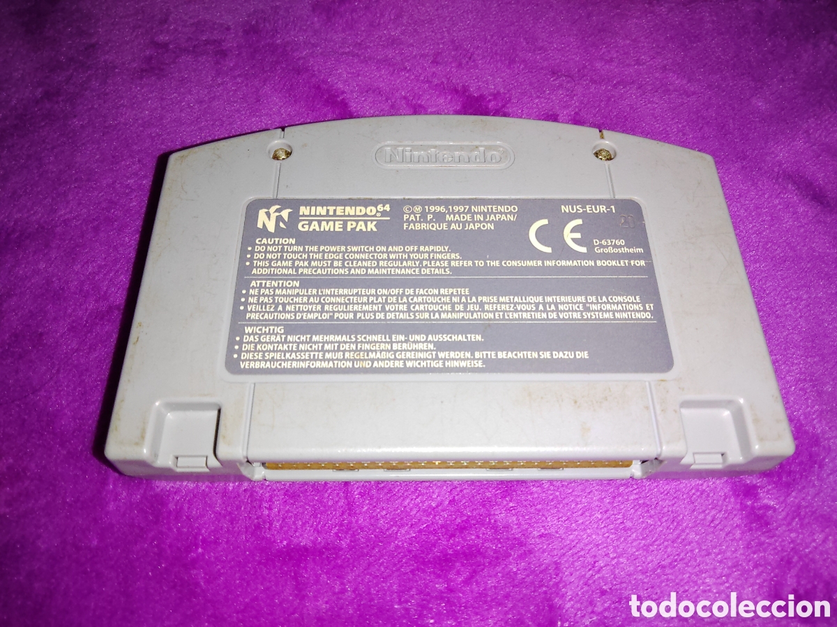 Videojuegos y consolas: SUPER MARIO 64 NINTENDO 64 (FUNCIONA PERFECTAMENTE) - Foto 2