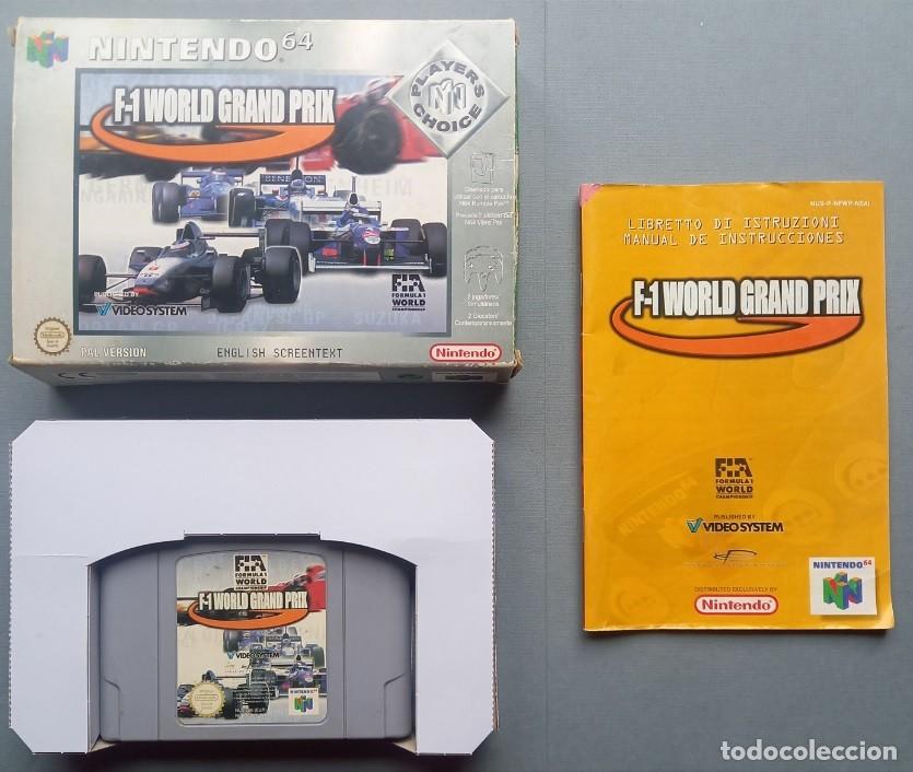 Nintendo 64 F-1 World Grand Prix Completo Caja y Manual Boxed Cib PAL ESP N64 R12423