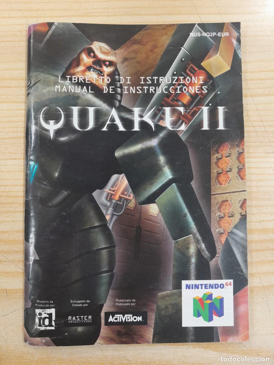 Videojuegos y consolas: NINTENDO 64 MANUAL QUAKE ii - Foto 1