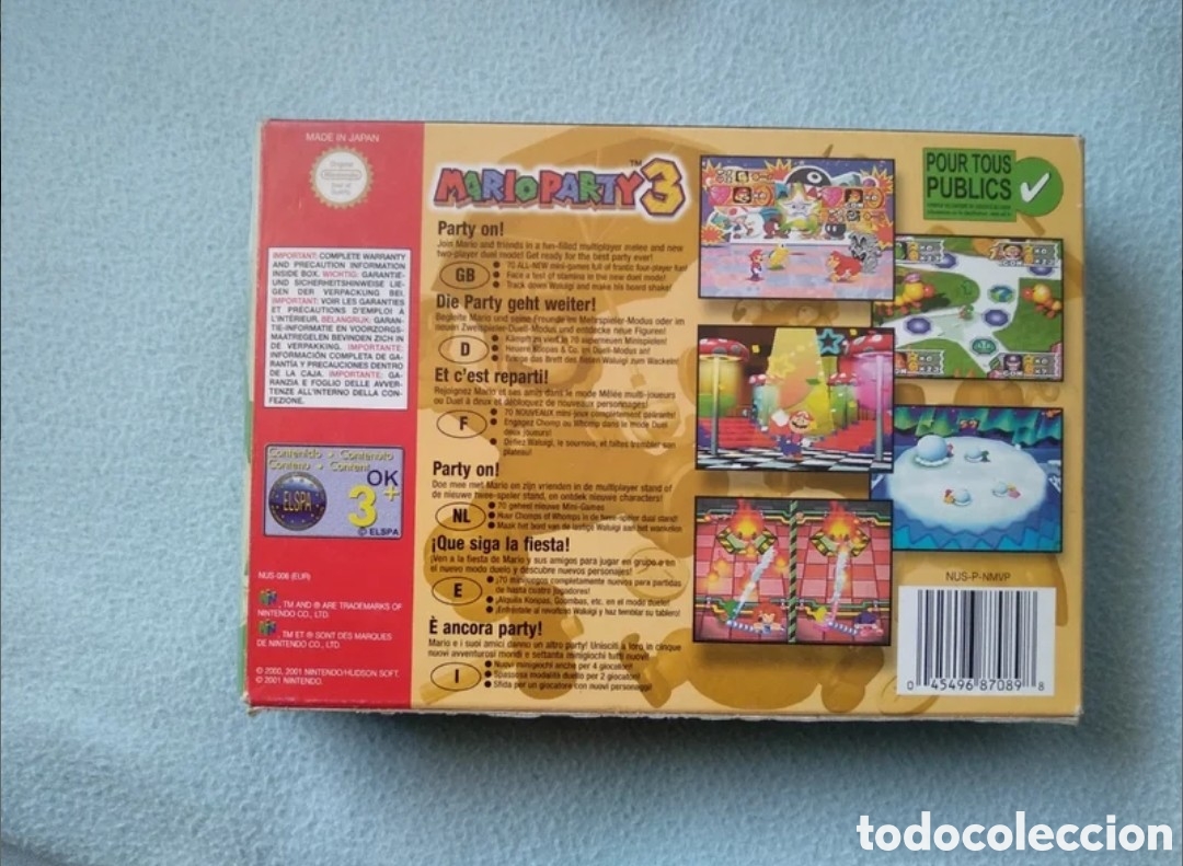 Videojuegos y consolas: MARIO PARTY 3 NINTENDO 64 - Foto 2