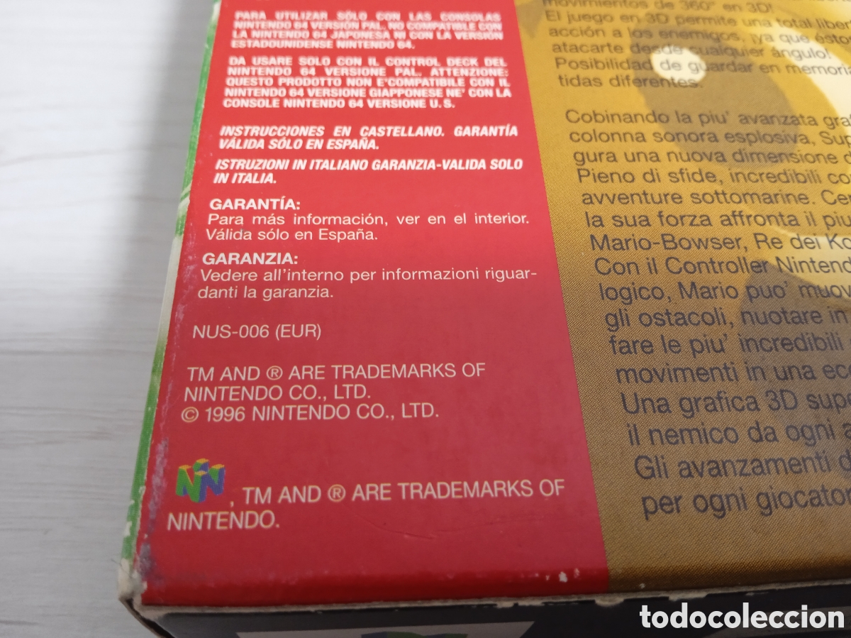 Videojuegos y consolas: SUPER MARIO 64 PAL VERSION COMPLETO - Foto 5