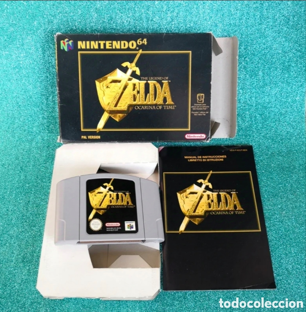 Zelda Ocarina Of Time completo caja Nintendo 64