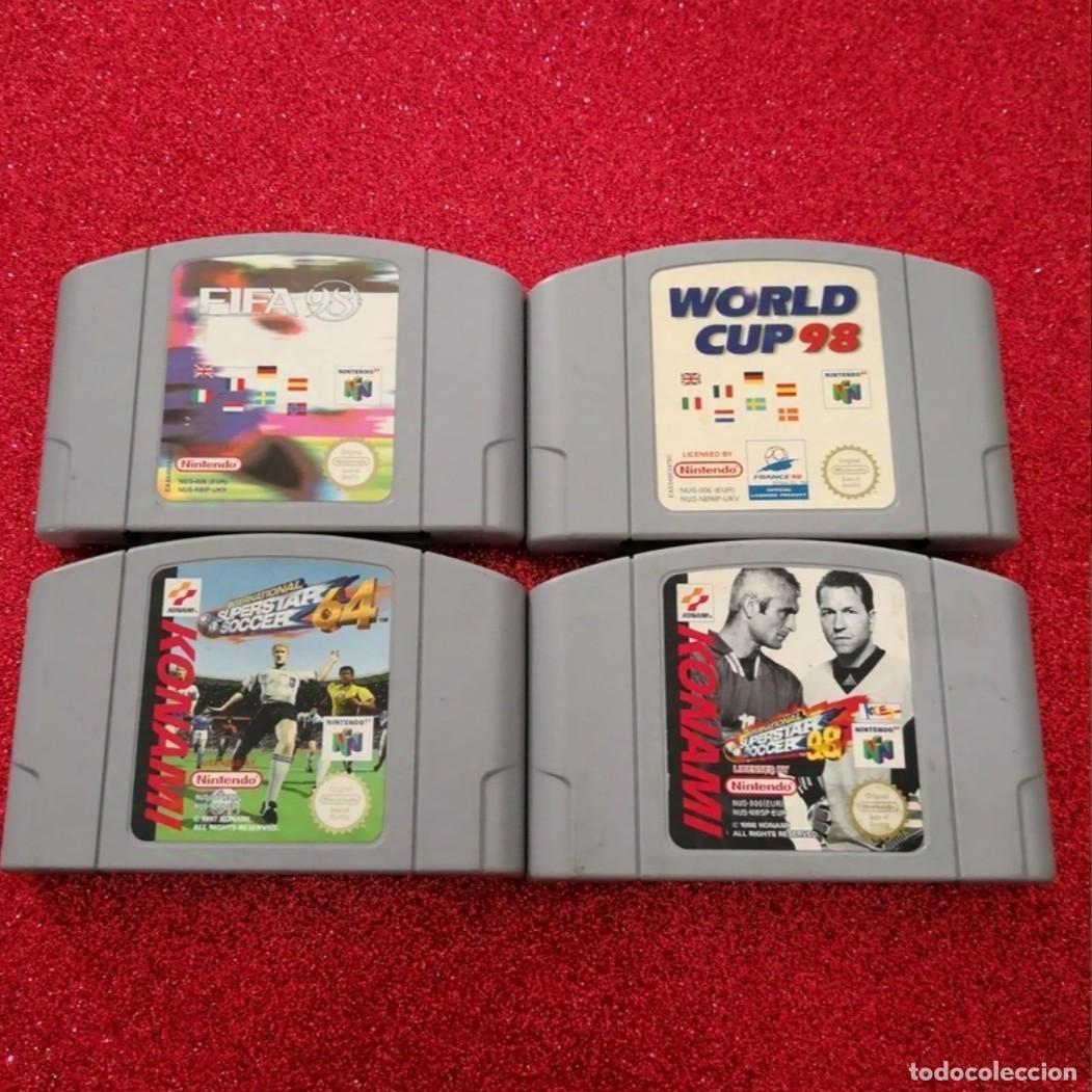 Videojuegos y consolas: PACK FUTBOL NINTENDO 64 - Foto 1