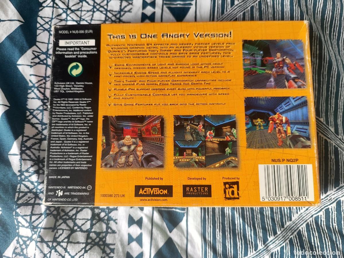 Videojuegos y consolas: Quake II - N64 - Completo - Foto 6