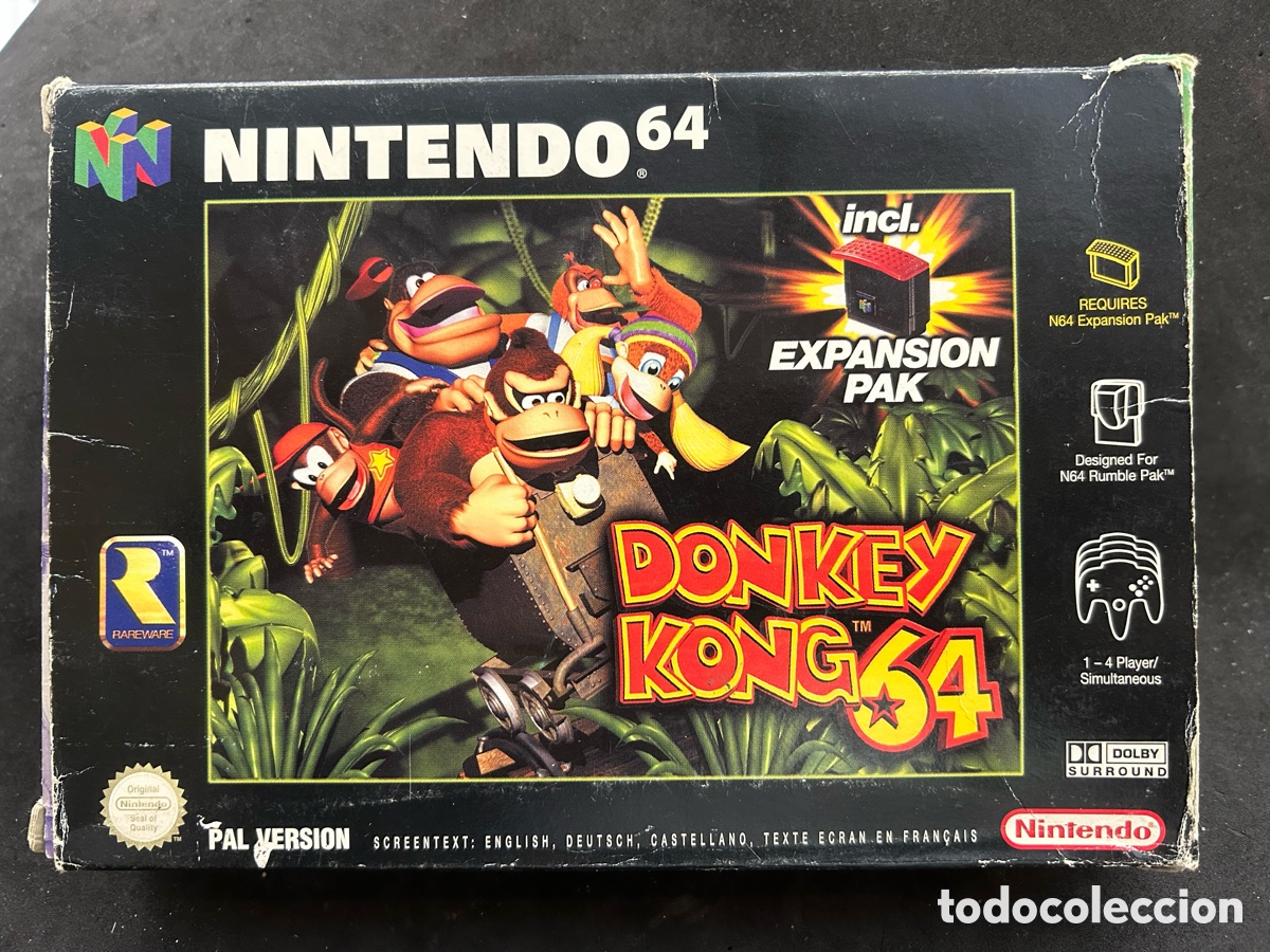 Videojuegos y consolas: Nintendo 64 Donkey Kong 64 - Foto 3