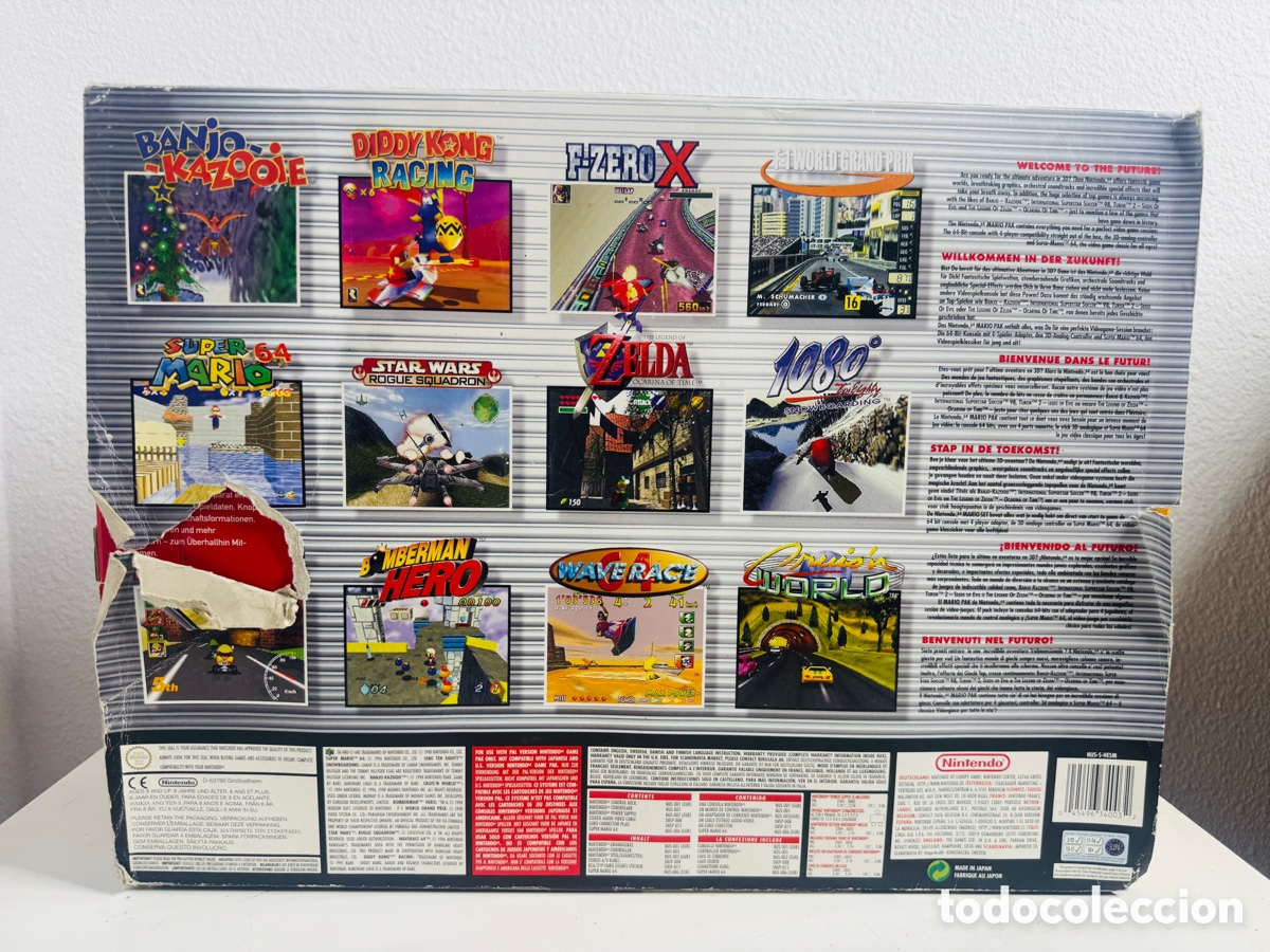 Videojuegos y consolas: Nintendo 64 Mario Pak - Foto 3
