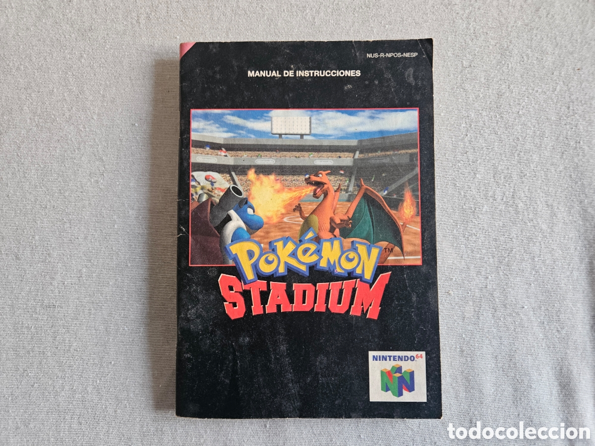 Videojuegos y consolas: N64 manual Pokemon Stadium - Foto 1