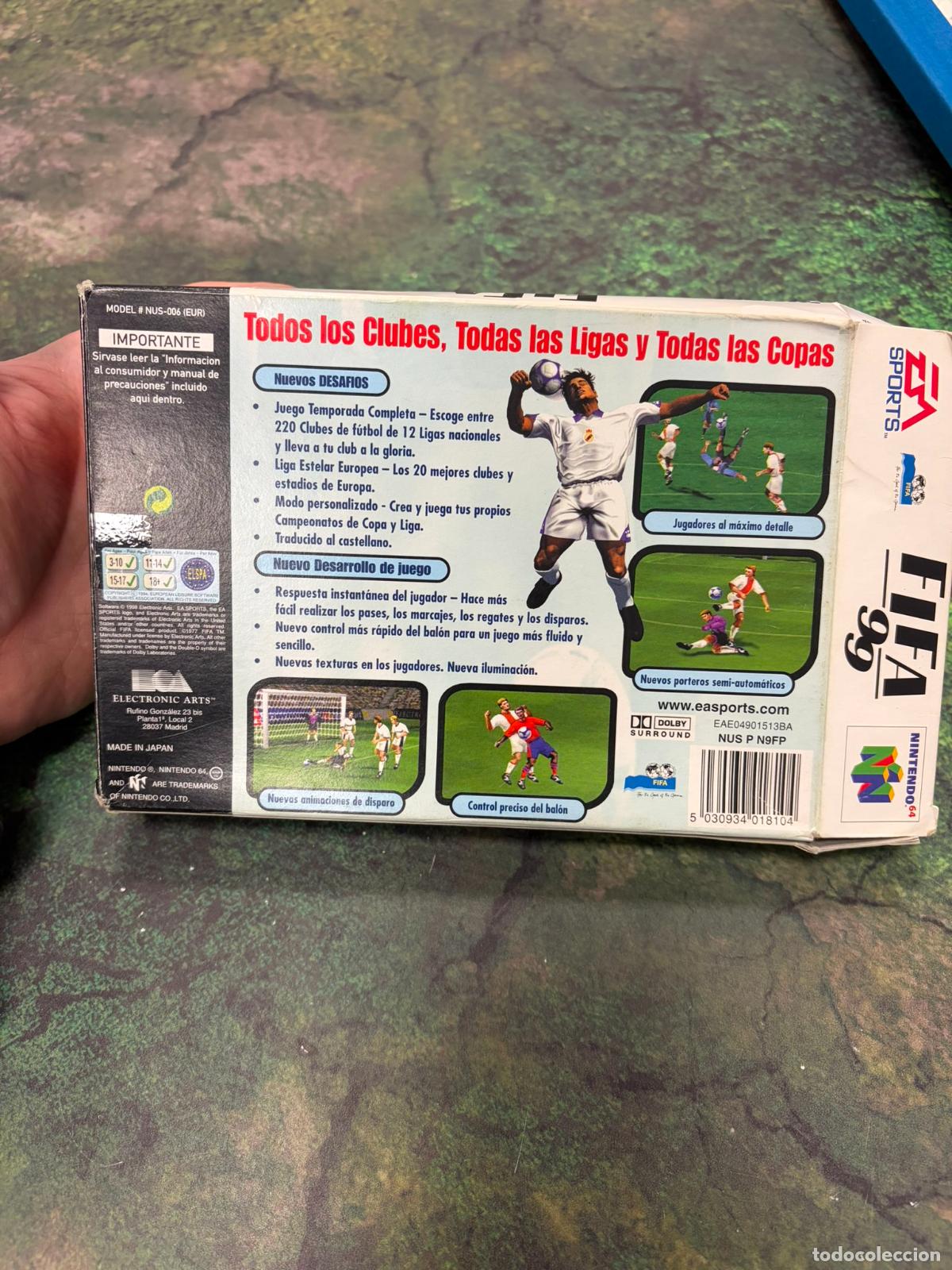 Videojuegos y consolas: Fifa 99 - Nintendo 64 - PAL ESP - Foto 8