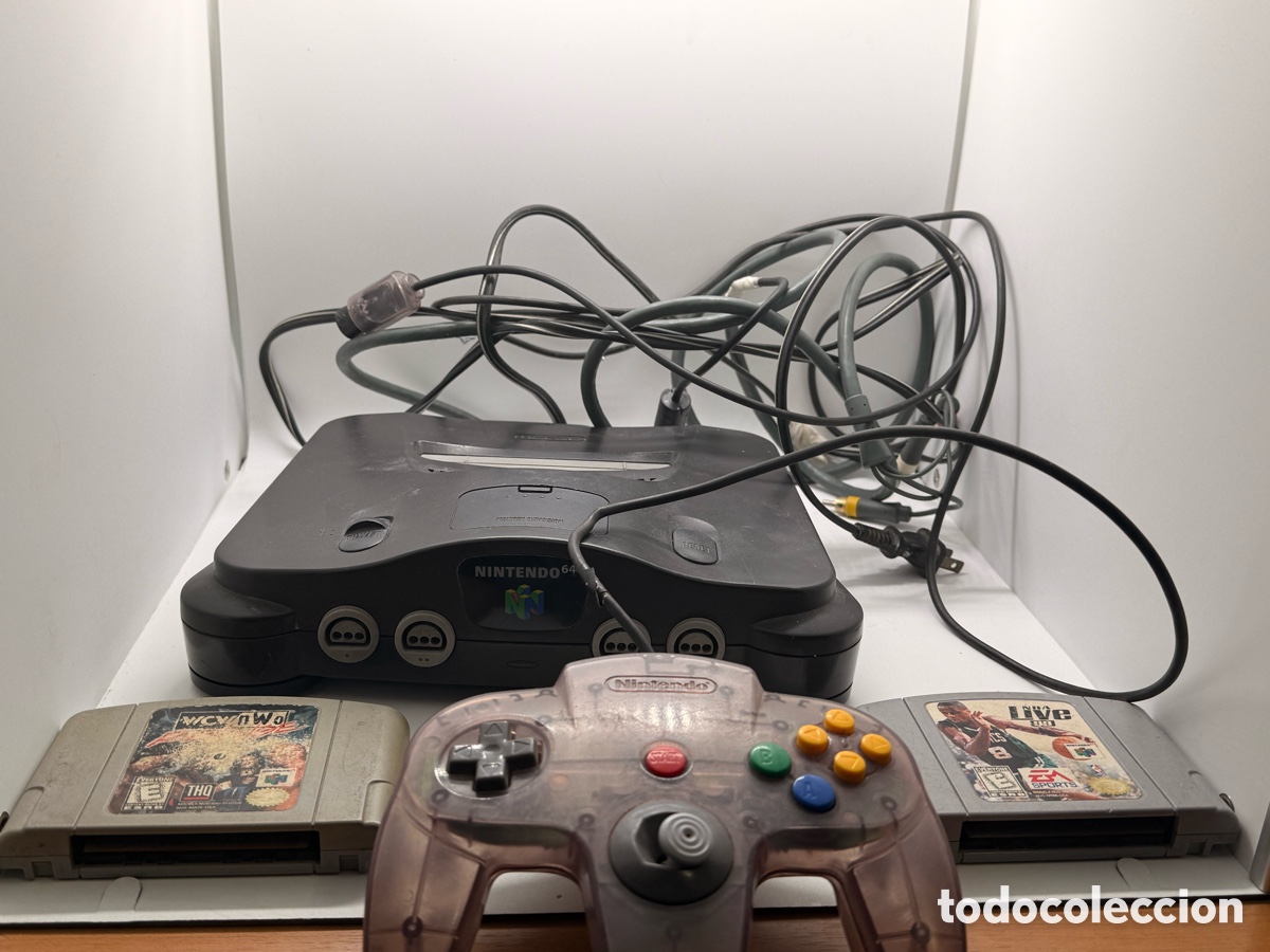 Jeux Vid&eacute;o et Consoles: Nintendo 64 NTSC (USA/Jap&oacute;n) + Mando Atomic Purple + 2 Juegos