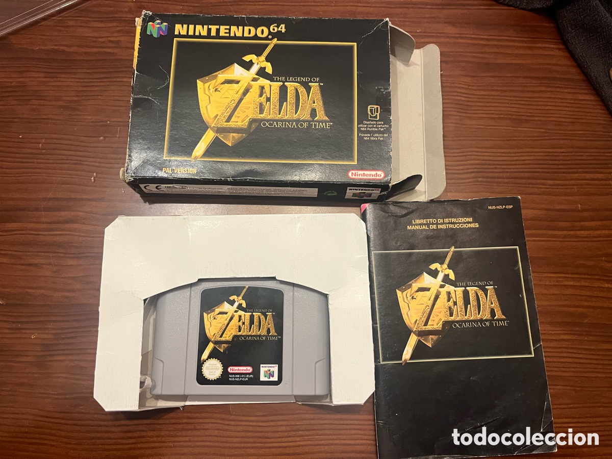 Videojuegos y Consolas: Zelda Ocarina of time Nintendo 64