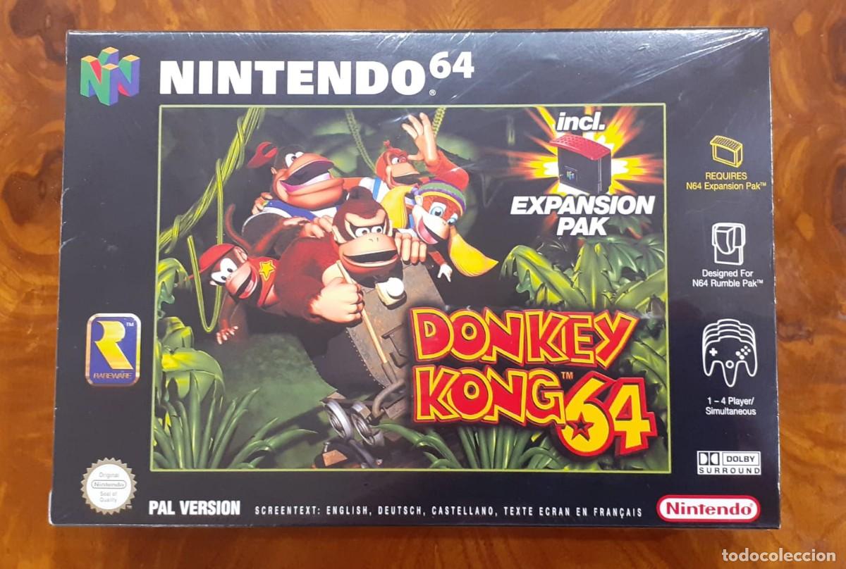 Videojuegos y Consolas: DONKEY KONG 64 NINTENDO RARE PAL ESPA&Ntilde;A NUEVO PRECINTADO