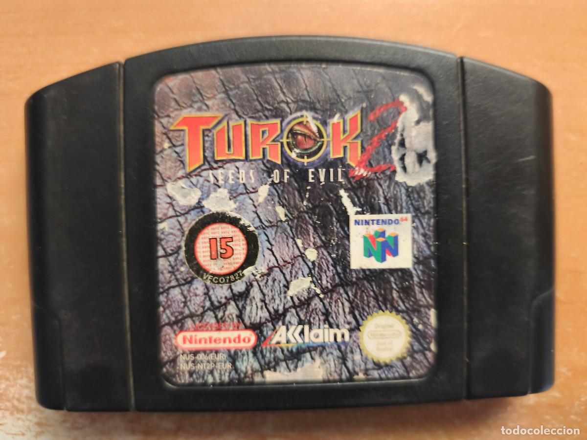 Videojuegos y Consolas: TUROK 2 SEEDS OF EVIL N64 CARTUCHO