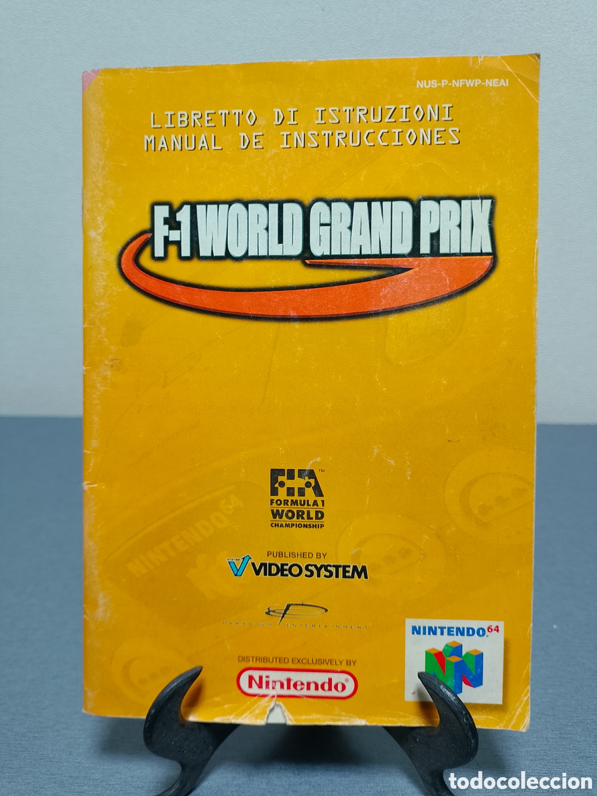 Videojuegos y Consolas: Manual de juego Nintendo 64 F-1 Word grand prix