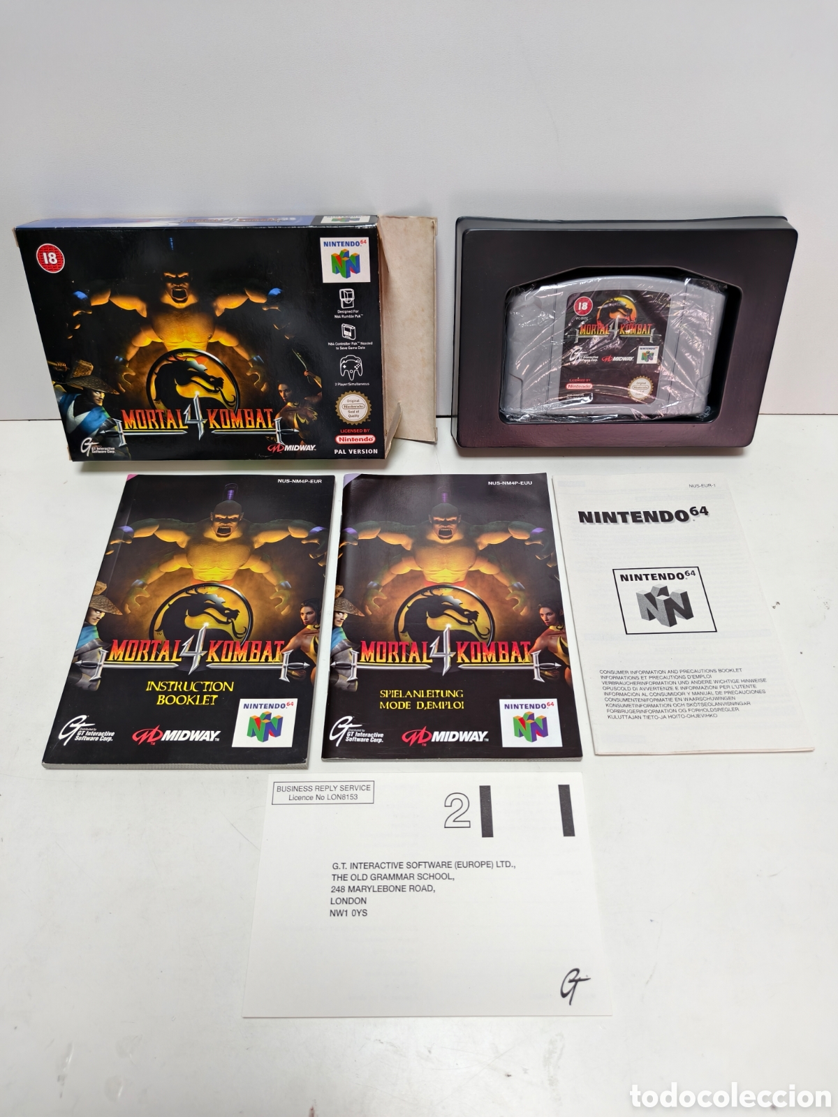 Videojuegos y Consolas: Mortal Kombat 4 Nintendo 64