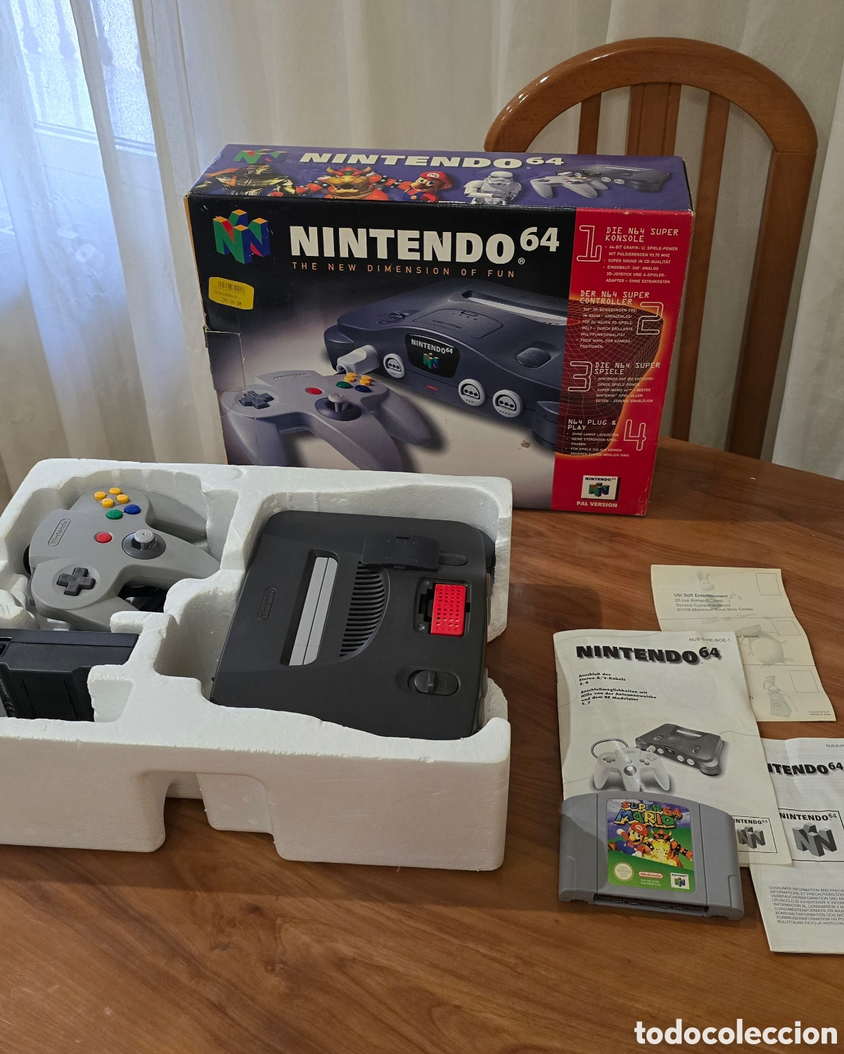 Videojuegos y Consolas: Nintendo 64 Negra CIB - Completa con Caja y Corcho - Incluye Expansion Pak