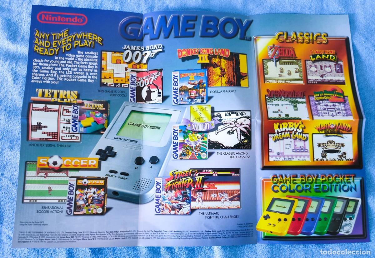 Videojuegos y Consolas: CATALOGO ORIGINAL DESPLEGABLE DE NINTENDO 64 Y GAME BOY MODELO 2
