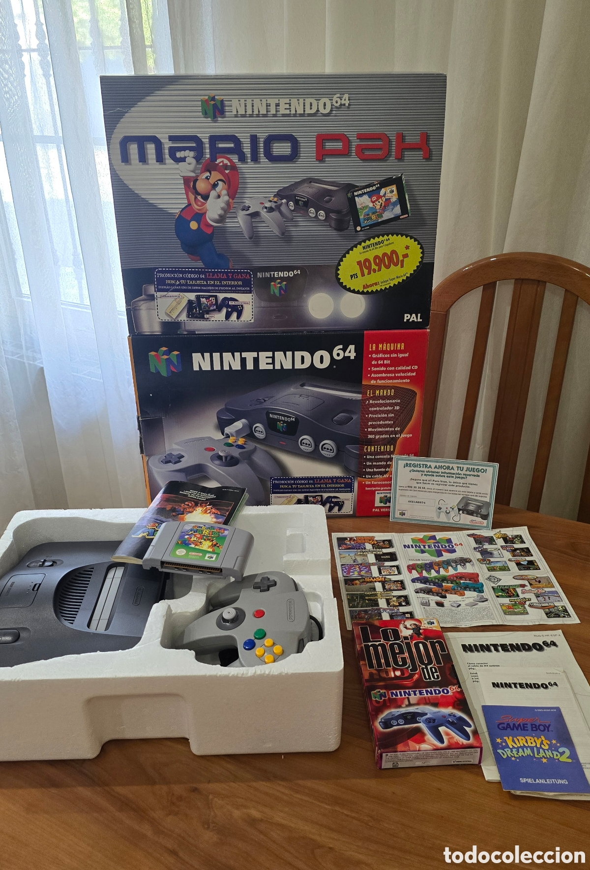 Videojuegos y Consolas: ​Nintendo 64 N64 - Mario Pak COMPLETO CIB - PAL Espa&ntilde;a