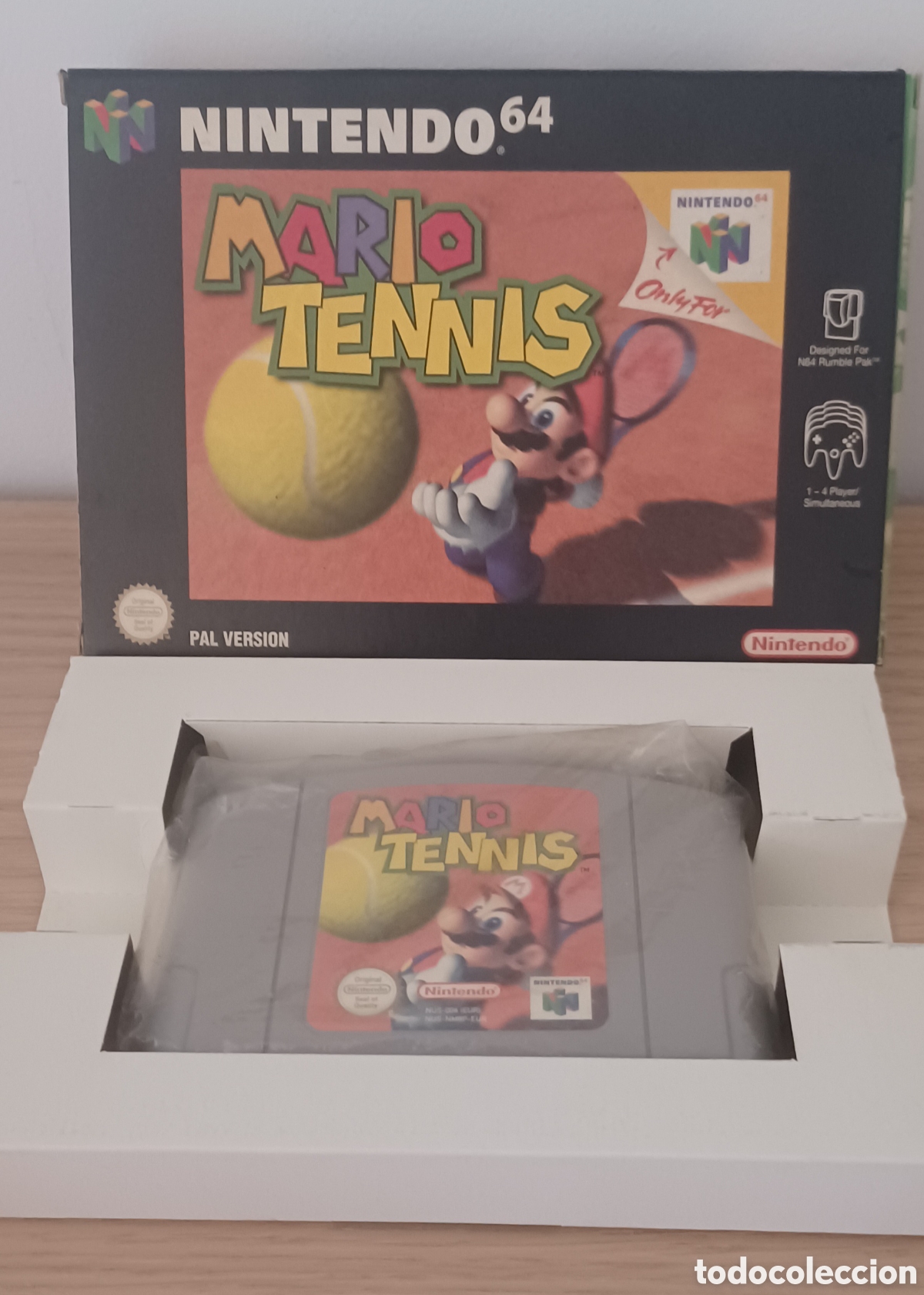 Videojuegos y Consolas: JUEGO MARIO TENNIS NINTENDO 64. VERSION PAL. PERFECTO ESTADO.