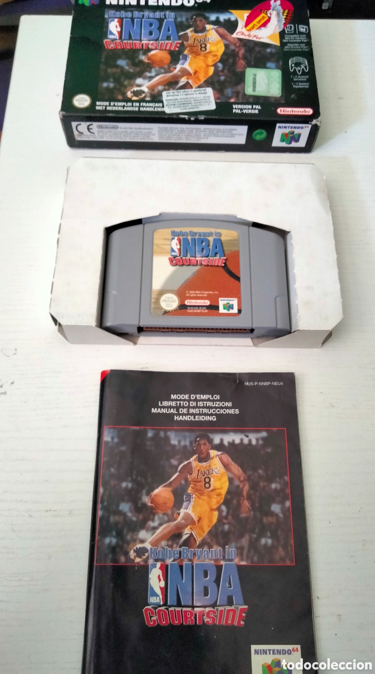 Videojuegos y Consolas: Kobe Bryant in NBA courtside Nintendo 64 N64